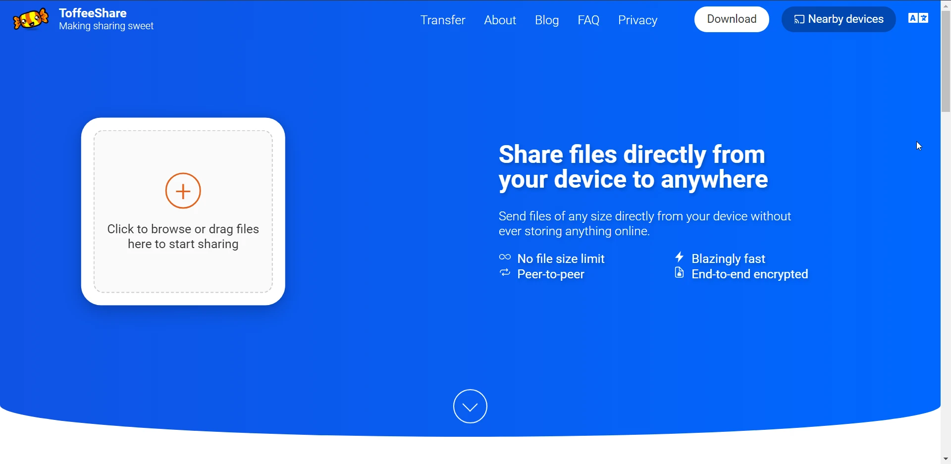 Portada de ToffeeShare